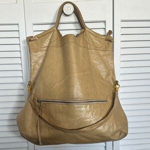 Anna Corinna (Foley + Corinna) | Tan Leather Hobo Tote Bag
